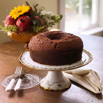 Honey Cake: golden honey bundt cake warmed with cinnamon and clove