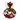 Eight decorated holiday sugar cookies iced in red and green royal icing with sprinkles