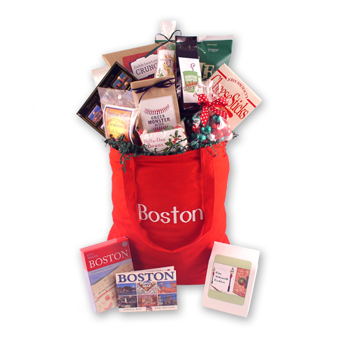 City Sidewalks Holiday Gift Tote – Boston Gift Baskets
