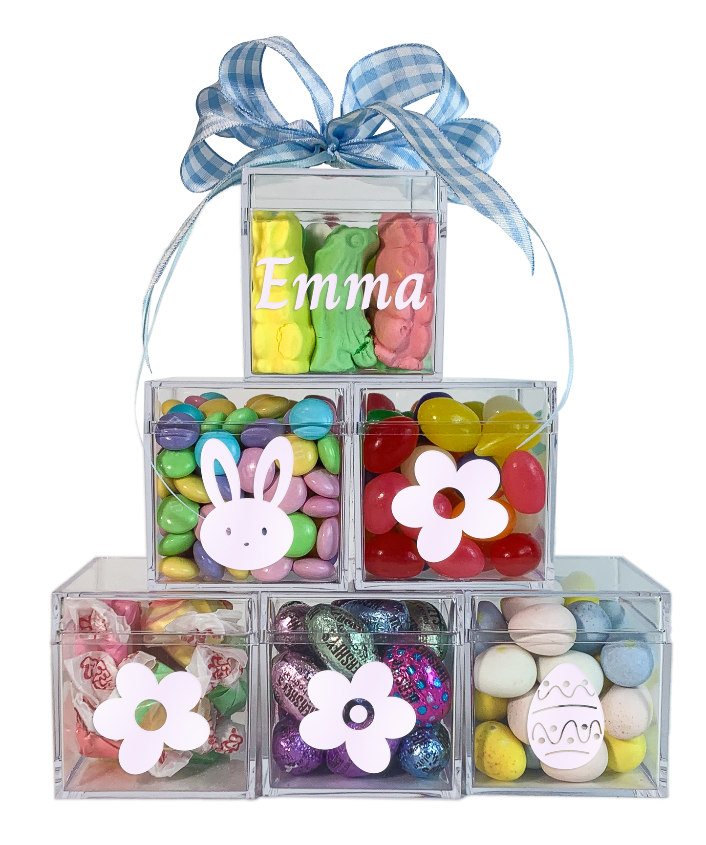 Personalized Easter Candy Pyramid