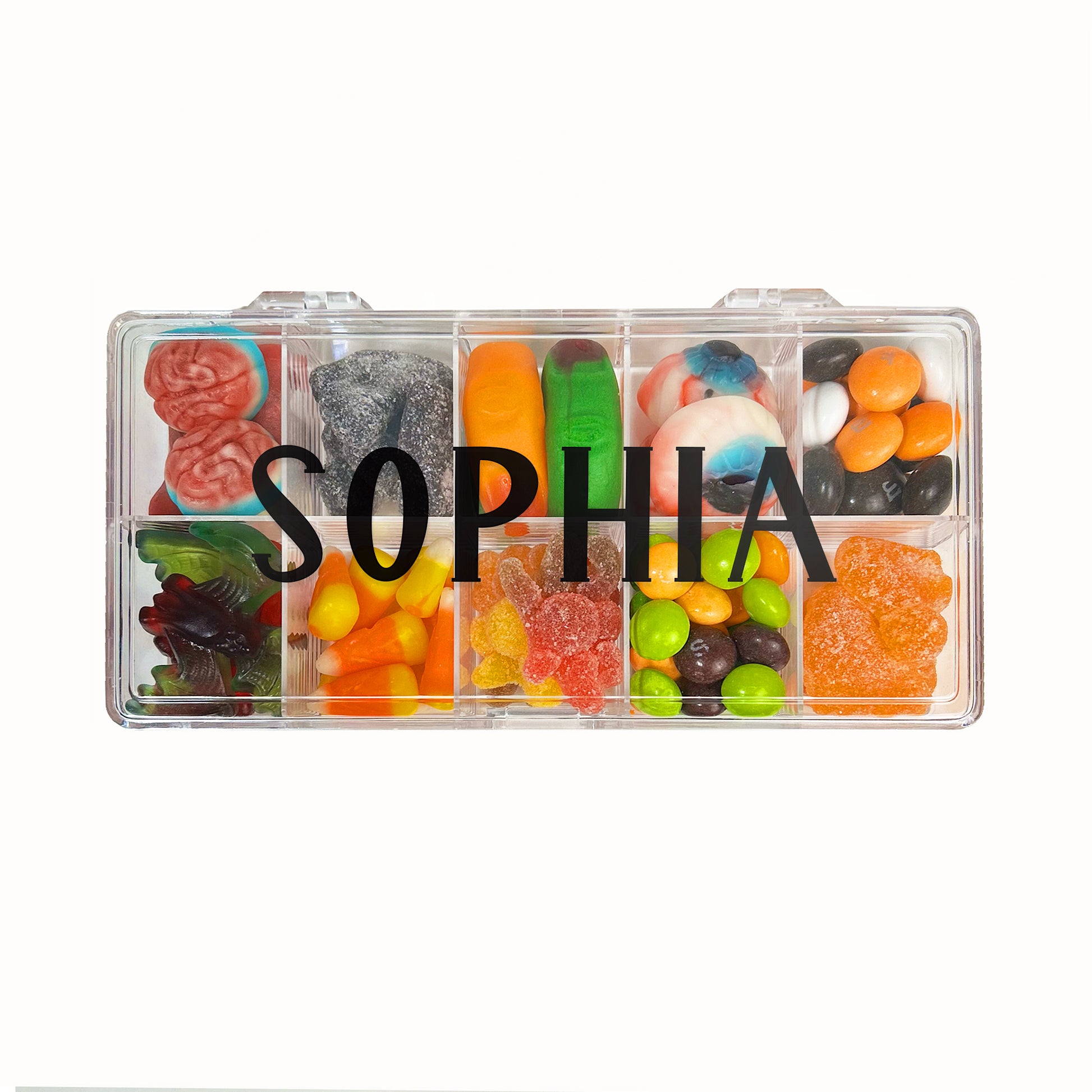 Halloween Personalized Candy Tackle Box – Boston Gift Baskets