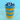 Blue Bliss Cupcake Jar