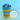 Blue Bliss Cupcake Jar