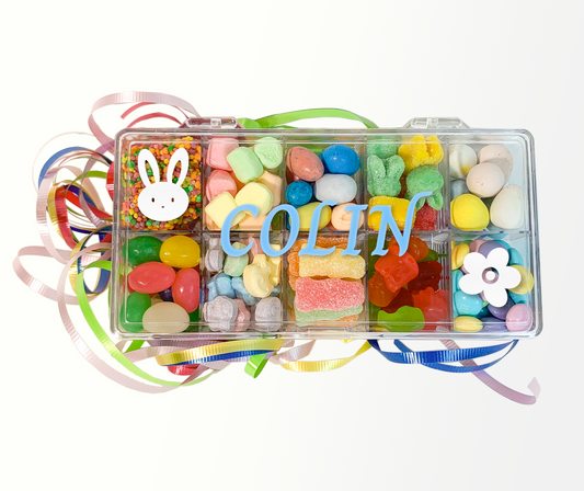 Personalized Easter Tackle Box of Candy