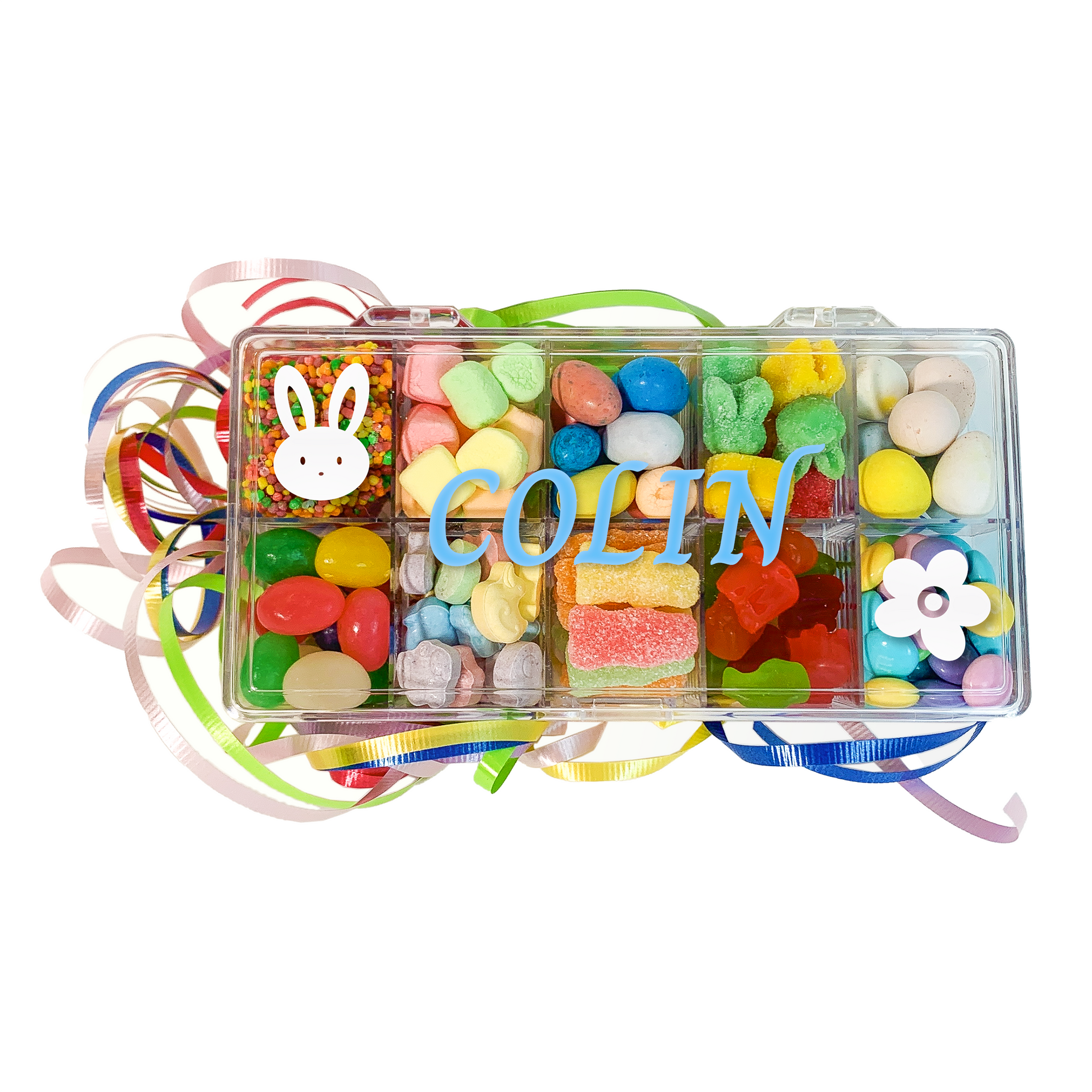 Personalized Easter Tackle Box of Candy