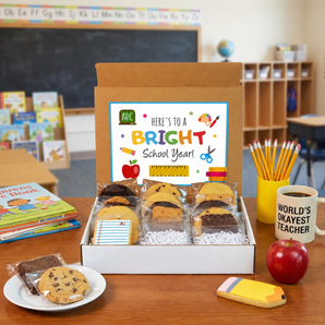 Back To School Cookie and Brownie Box in a classroom | Boston Gift Baskets