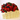 Close up of the Basketweave Berries Cake showing the hand piped basketweave buttercream and fresh berry topping