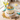 Jelly Bean Candy Cake: frosted vanilla cake topped with colorful jelly beans