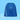 Personalized Cinch Backpack in royal blue with a light blue embroidered diamond monogram SBR and white drawstring straps on a blue backdrop