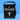Personalized Insulated Lunch Bag, a black Igloo lunch bag with a gray band, mesh side pocket and an embroidered white initial T on a blue backdrop