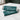 Season's Greetings personalized candy bars in teal wrappers with a family name on a marble counter