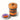 Halloween-themed layered cupcake dessert in a jar with spider decoration on a white background with a customizable lid label