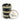 Layered cupcake dessert in a jar with personalized lid on a white background