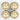 Four cupcake jars with a customizable 'Happy Thanksgiving! Love, The Andersons' labels on a marble surface.