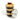 Layered cupcake dessert in a jar with a personalized lid on a white background