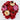Bouquet of cupcakes with red, pink, and white frosting on a marble background