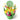 Colorful birthday cupcake bouquet with personalized sign on a white background