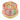 Colorful heart-shaped candy cake on a white background