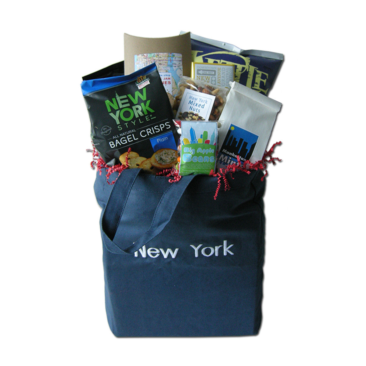 NY City Sidewalks Gift Basket Boston Gift Baskets