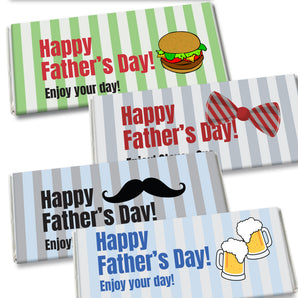 Happy Father's Day Hershey Bars box of 8