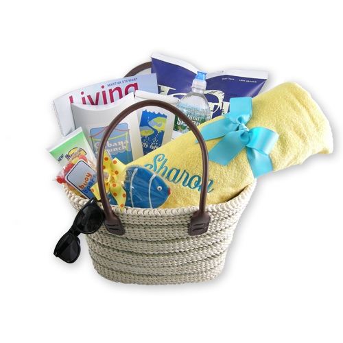 A Day at the Beach Gift Basket