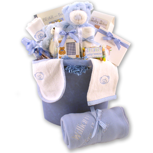 Bear Necessities Baby Boy Gift Basket