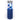 Glass water bottle with a navy sleeve filled with blue foil Hershey's Kisses carrying sample logo labels