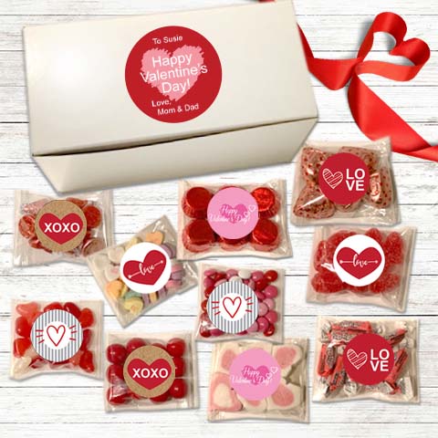 Personalized Valentine's Day Candy Gift Box