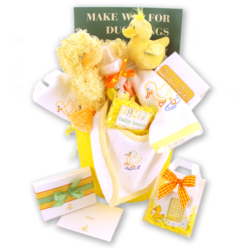 Make Way for Ducklings Baby Gift Basket