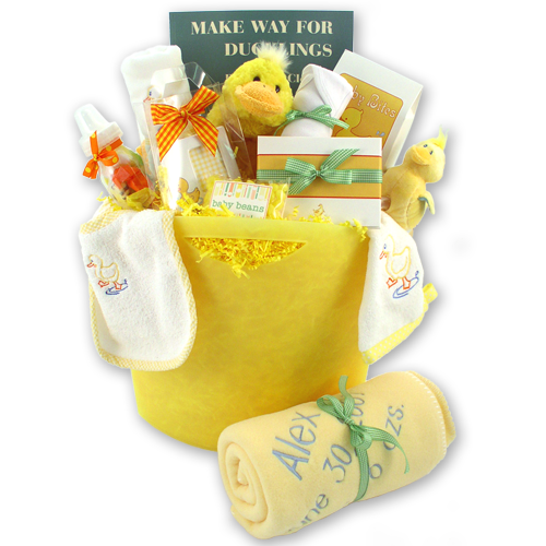 Make Way for Ducklings Baby Gift Basket